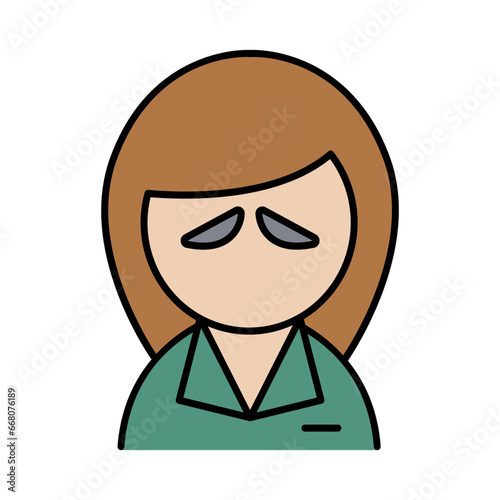 Tired icon