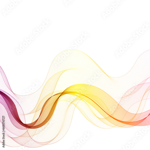 Abstract wave vector background, rainbow waved lines for brochure, website, flyer design. Spectrum wave. Rainbow color. eps 10