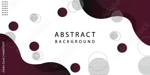 Colorful template banner with gradient colors. Design with liquid form. modern abstract and background vector