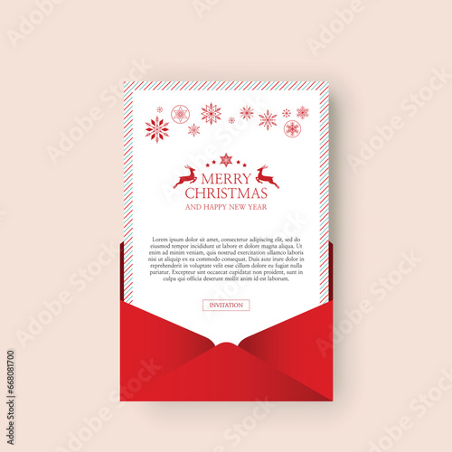 Christmas and New Year flyers, brochures, holiday cards templates