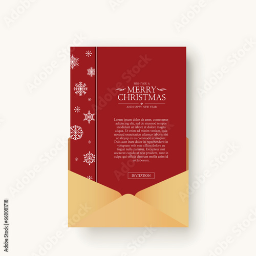 Christmas and New Year flyers, brochures, holiday cards templates