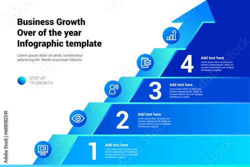 Business Growth Infographic template