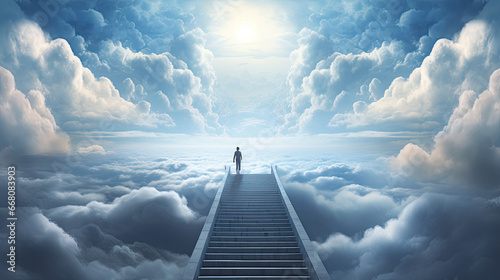 heaven and the stairwell of life photo