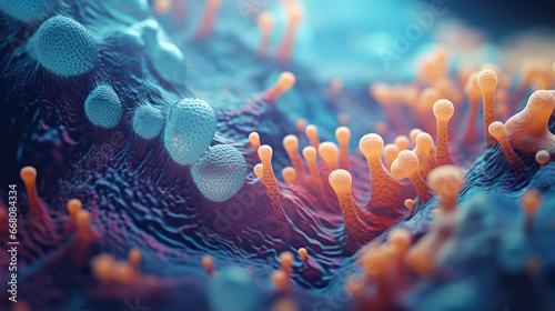 Microscopic Worlds Imaginary landscapes inspired by the microscopic world