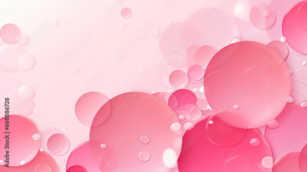 Pink circular texture backdrop Minimal design for Valentine s and Mother s Day themes
