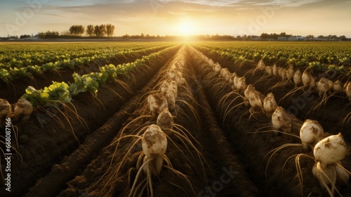 Sugar beets thrive in plant...