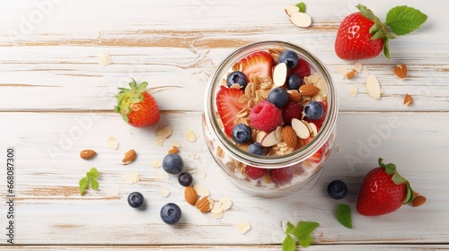 Preparing a healthy breakfa...