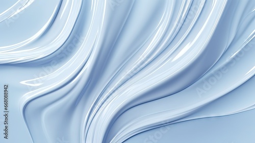 White cream texture on blue...