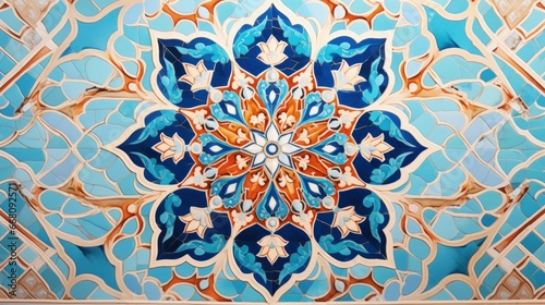 Traditional Persian mosaic ...