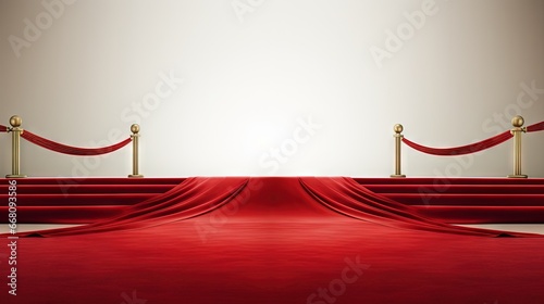 White background with a red...
