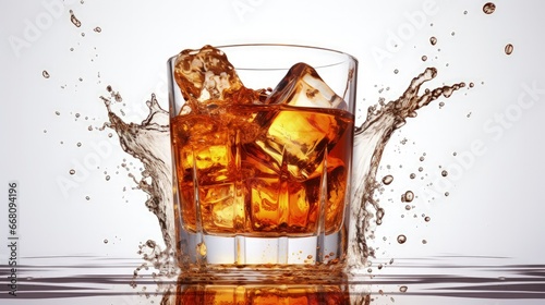 Splashy white backdrop for ...