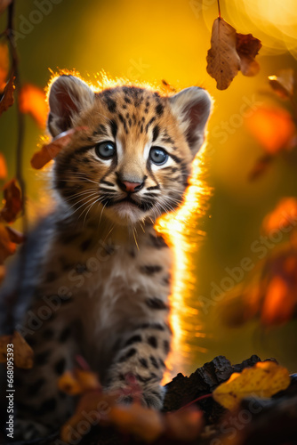 Cute Leopard Cub