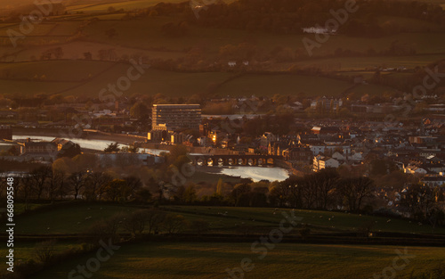 view of the town