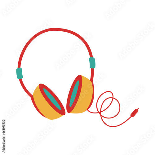 beach equipment in summer vector cartoon