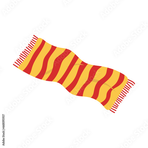 beach equipment in summer vector cartoon