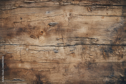 texture of old cracked wood with knots, generative AI