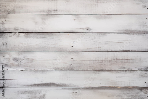 texture of old, damaged, cracked wood bleached with white paint with knots in a boho style