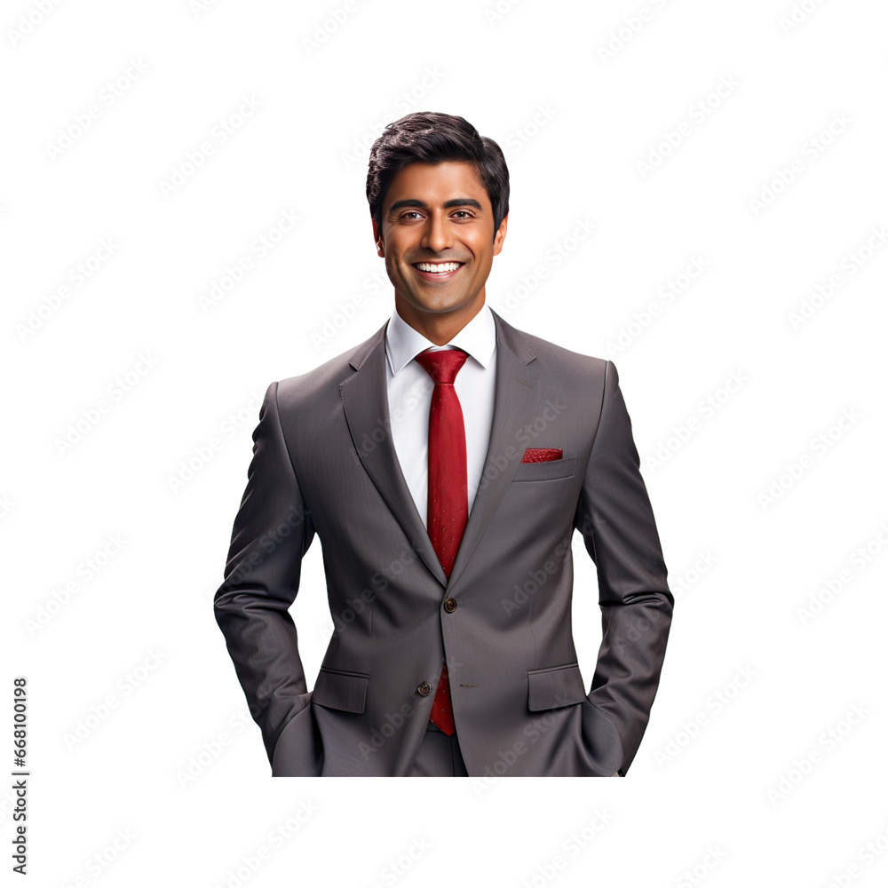 An Indian businessman is smiling all over. No shadows, highest details, An Indian businessman is smiling all over. No shadows, highest details,