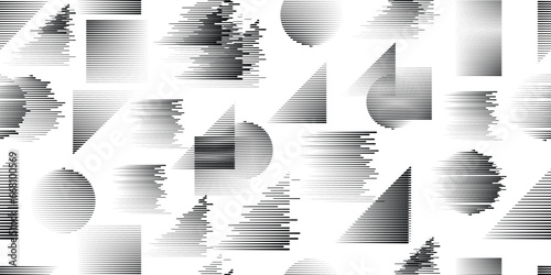 Seamless pattern with speed lines . Fabric pattern with striped Design elements .Repeating Black fast lines .Geometric shape. Dynamic geometrical Endless overlay texture.