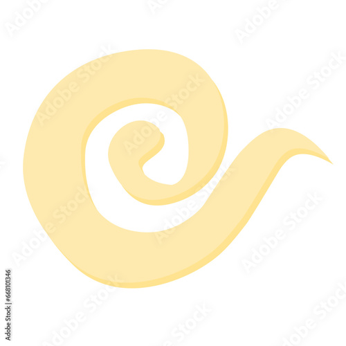 illustration of mayonnaise sauce
