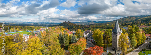 Canvastavla Mountain resort of Karpacz at the foot of the Karkonosze Mountains - Poland Sudety