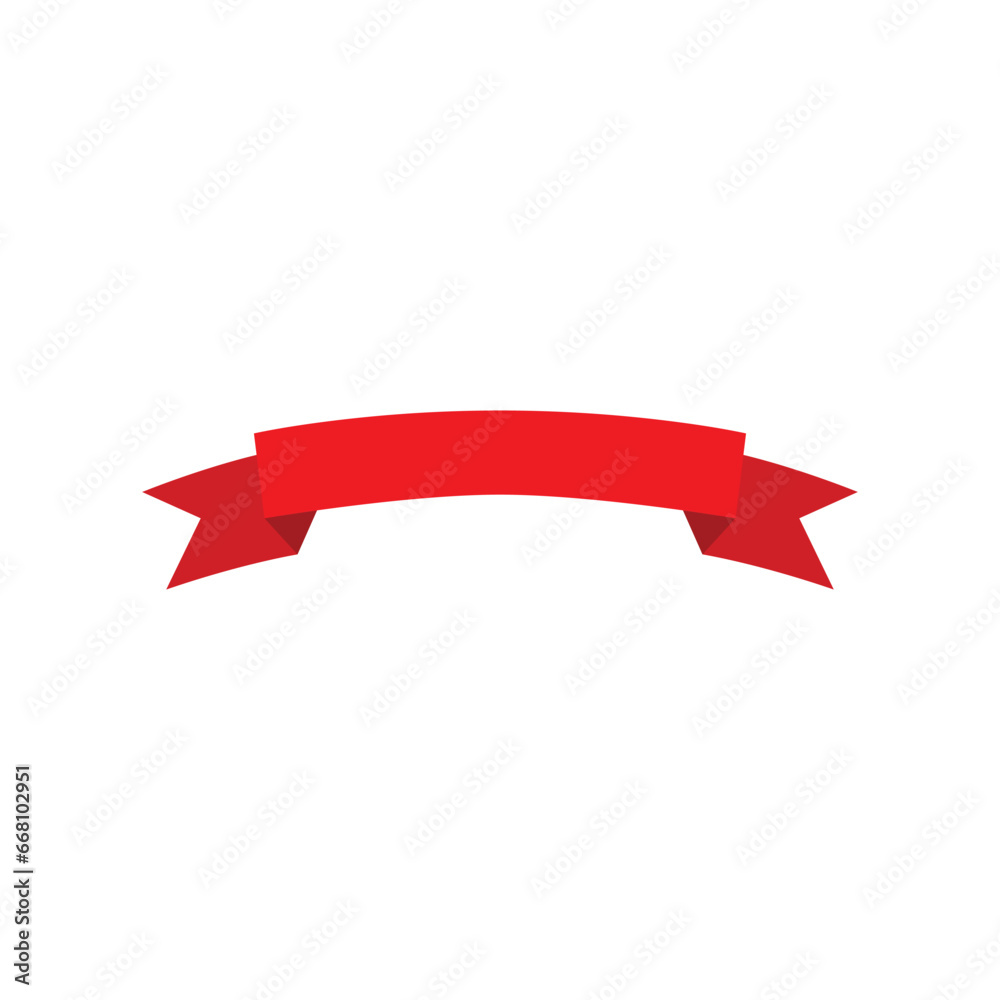 red ribbon icon vector red ribbon icon vector