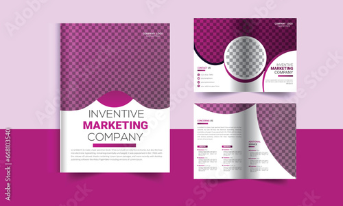 Professional Brochure Company Profile Like Bifold leaflet