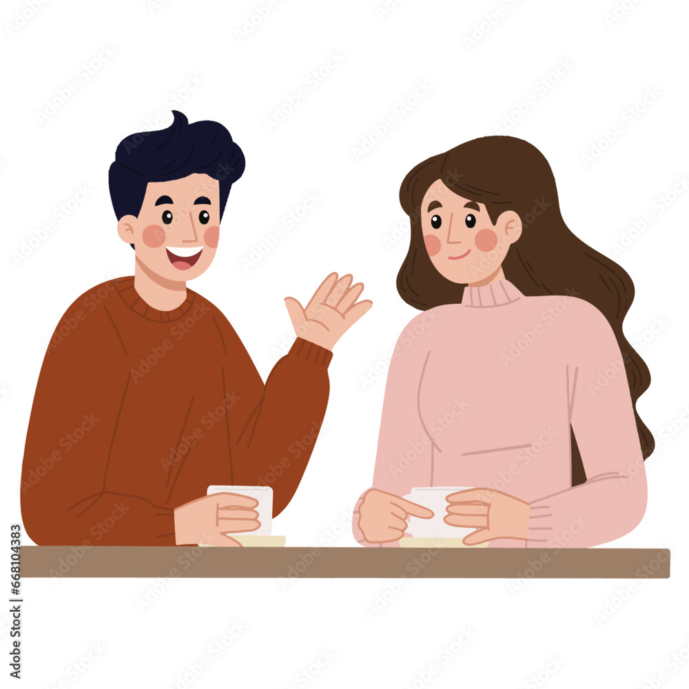 illustration of couple young man and woman celebration valentine illustration vector eps illustration of couple young man and woman celebration valentine illustration vector eps