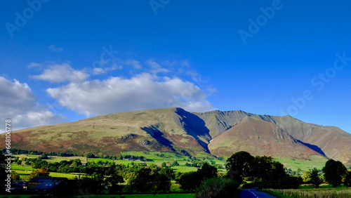 landscape with mountains  English Lake District