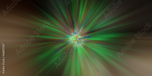 speed motion blur background. abstract fast speed green line patterned zoom background