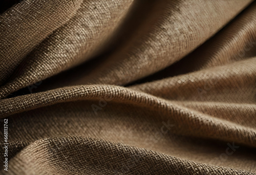 burlap sheet in minimal style