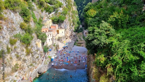 Fiordo di Furore - Amalfi Coast - Italy - Small bay with a fantastic beach