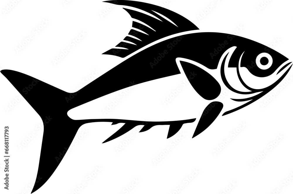 Obraz premium Tarpon Fish Icon