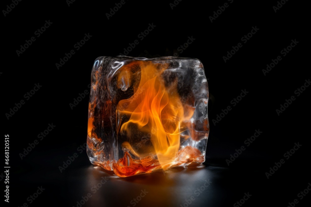 Contemporary art work frozen fire burn. Hot heat liquor powerful pub. Generate Ai Contemporary art work frozen fire burn. Hot heat liquor powerful pub. Generate Ai
