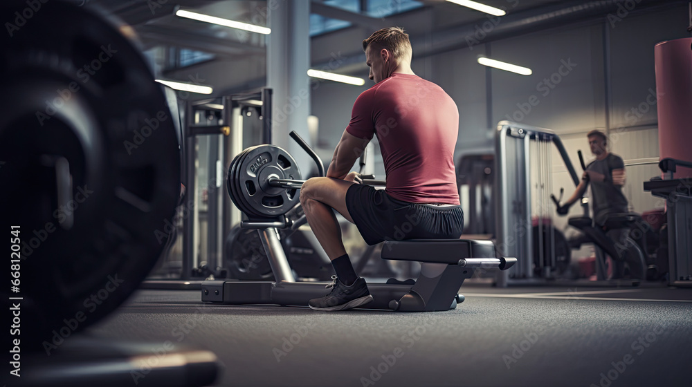 Advanced Nordic curls on a glute-ham developer Advanced Nordic curls on a glute-ham developer
