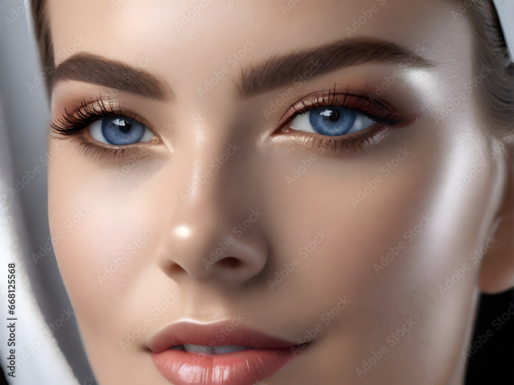 Beauty Treatments to Enhance the Radiance of a Youthful Woman. generative ai Beauty Treatments to Enhance the Radiance of a Youthful Woman. generative ai