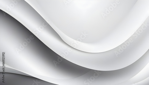 Abstract white wavy background