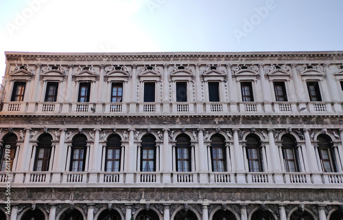 The Museo Correr is a museum in Venice. The building that encloses the far end of the Piazza San Marco © Solarisys