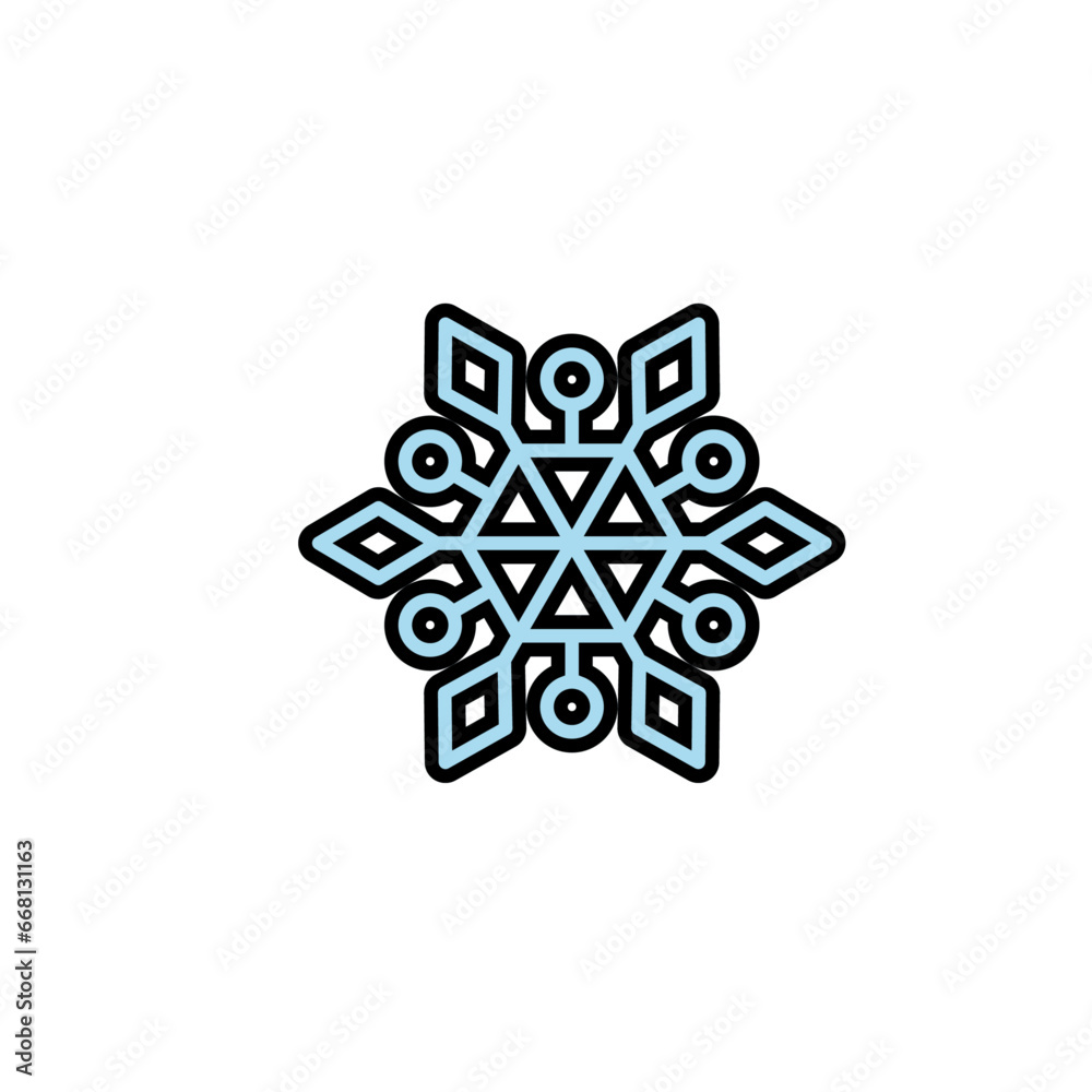 Snow icon vector Snow icon vector