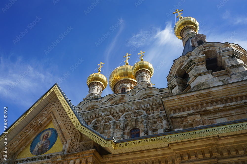 Obraz premium Russian Orthodox Convent of St. Mary Magdalene