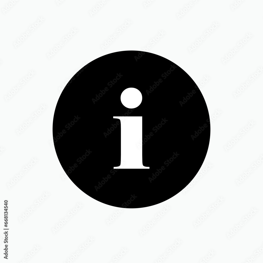 Info Sign Icon Vector Illustration In Glyph Style for Design and Websites, Presentation or Application. Info Sign Icon Vector Illustration In Glyph Style for Design and Websites, Presentation or Application.