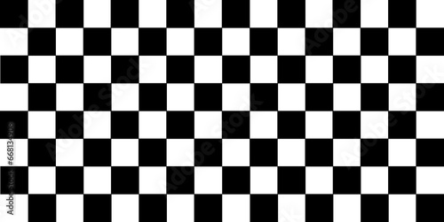 Black White color square pattern. Picnic blanket texture.