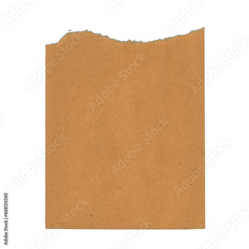 Ripped Craft Paper Edge Transparent Texture Background (ID: 668136560)