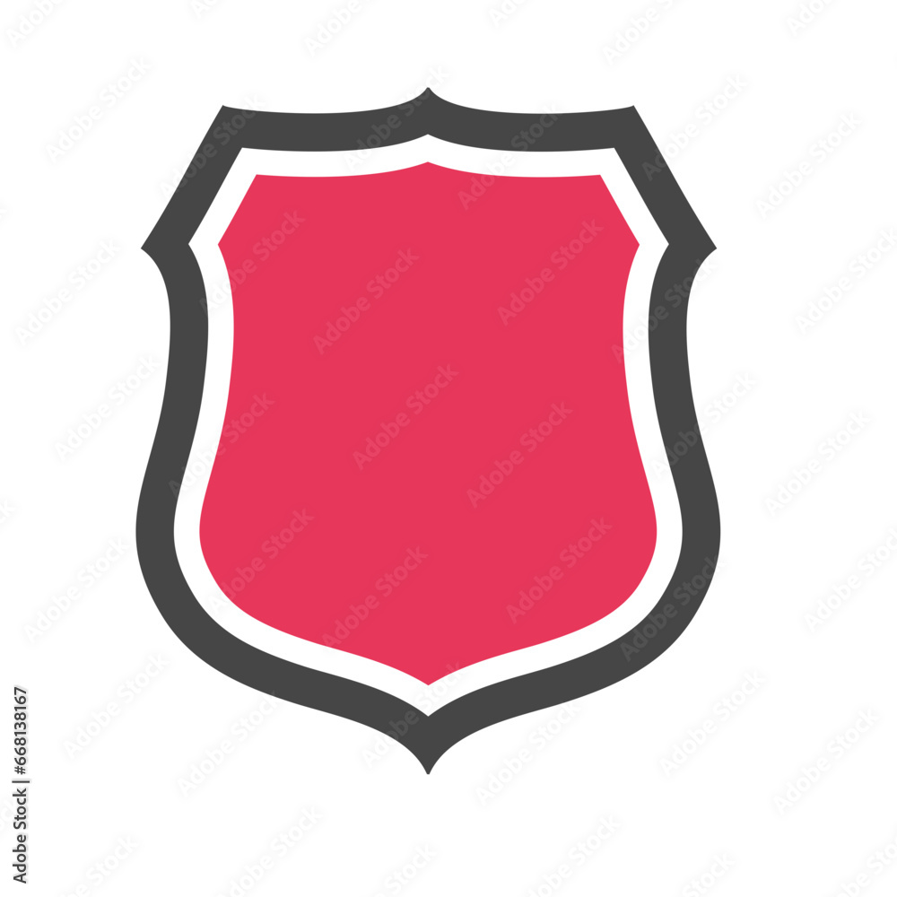 Simple icon shield Simple icon shield