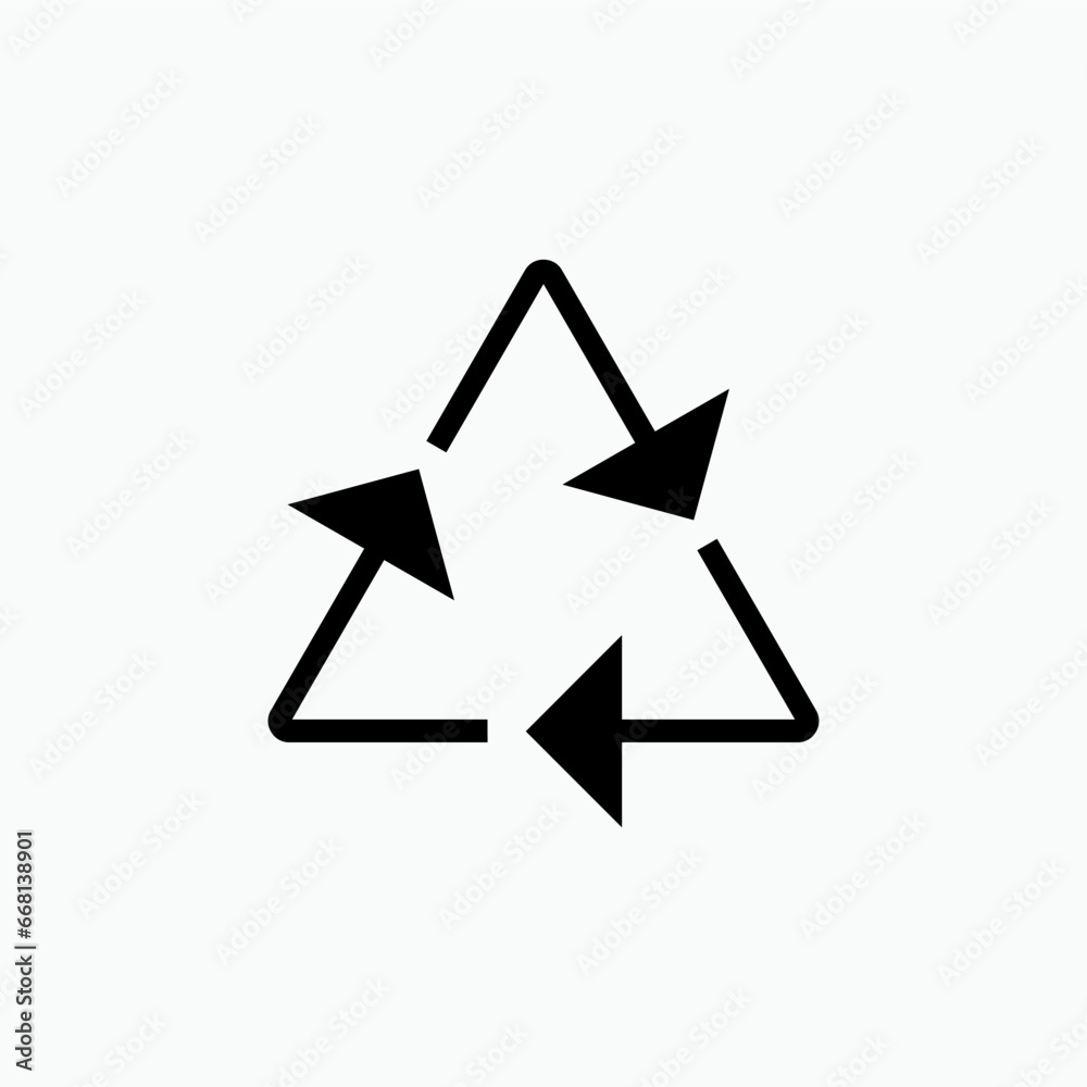 Recycle Icon. Recycling Symbol - Vector Logo Template. Recycle Icon. Recycling Symbol - Vector Logo Template.