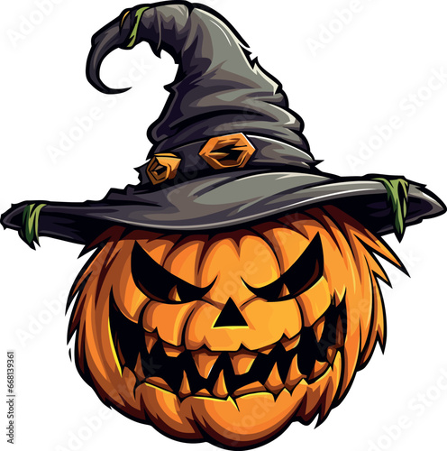 notte di Halloween, zucche, fantasmi e corvi 011