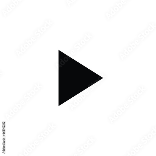 Free Download black arrow icon transparant backgorund flat design arrow direction symbol play symbol - GFXLoad