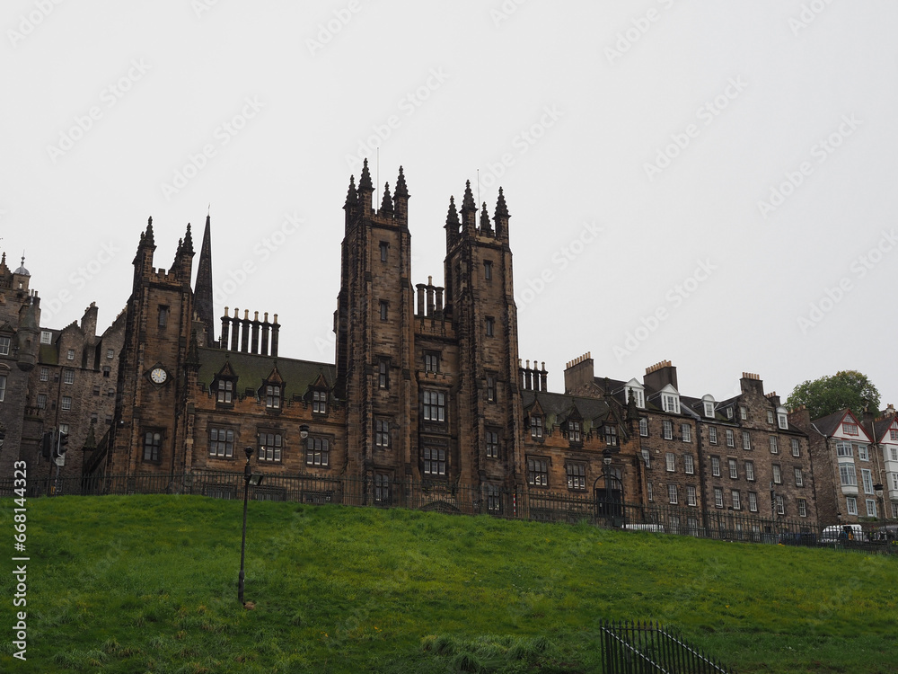 Obraz premium Mound hill in Edinburgh