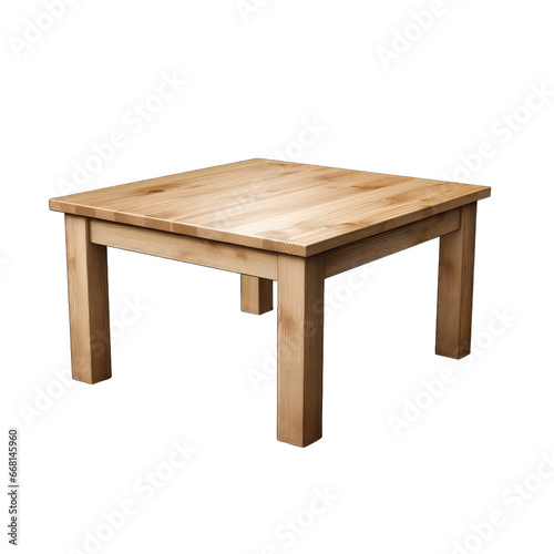 Coffee Table. Transparent Background. PNG