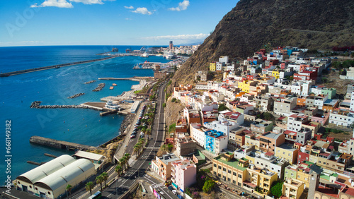 Above the Beauty: Aerial Views of Valleseco, Tenerife photo